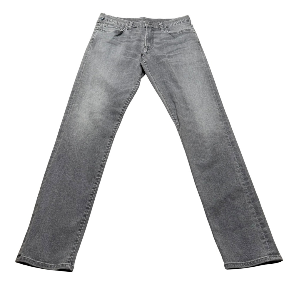CITIZENS OF HUMANITY Gage Charcoal Jeans Grey Straight Leg Men's Size 32 Slim